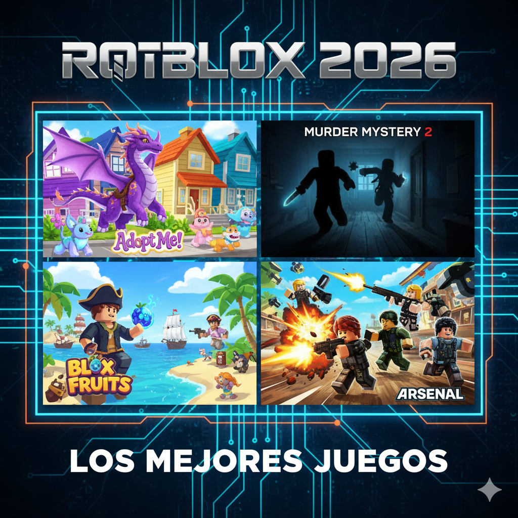 Los mejores juegos de Roblox para jugar en 2026: Adopt Me, Murder Mystery 2, BrookHeaven, Arsenal