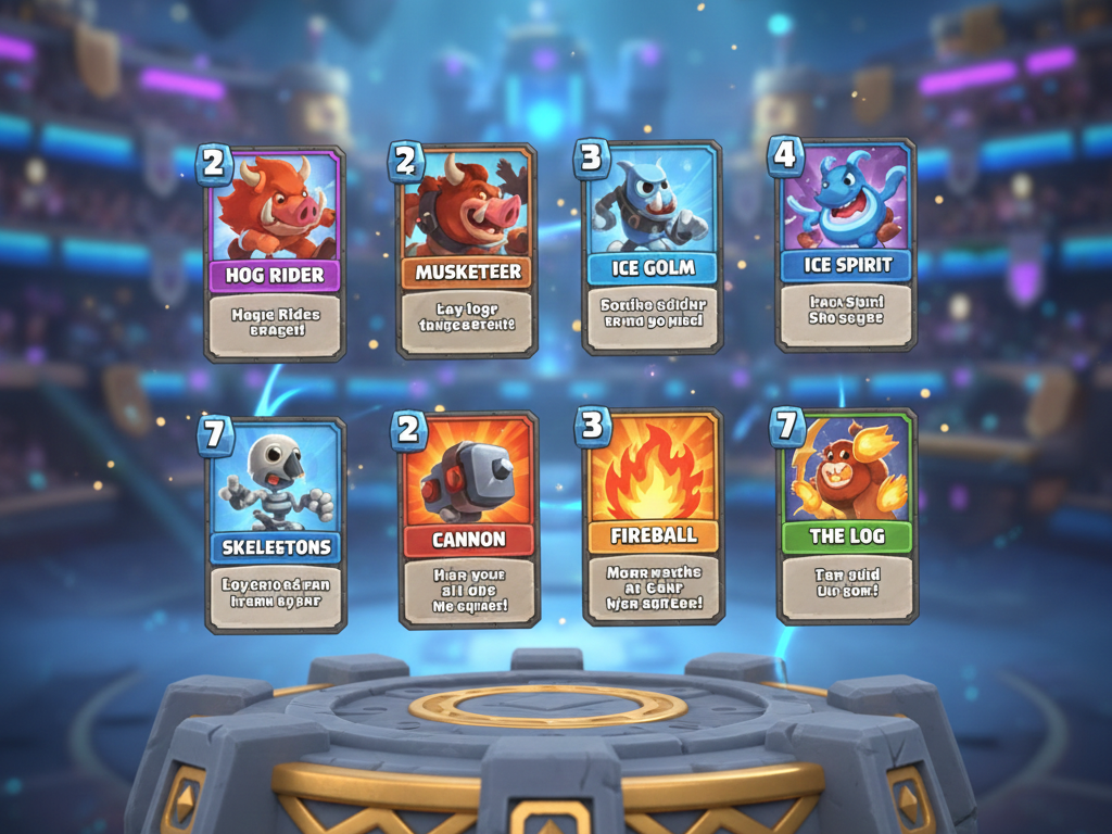 Mazo de ciclo rápido 2.9 con Montapuercos y Mosquetera Clash Royale meta 2026