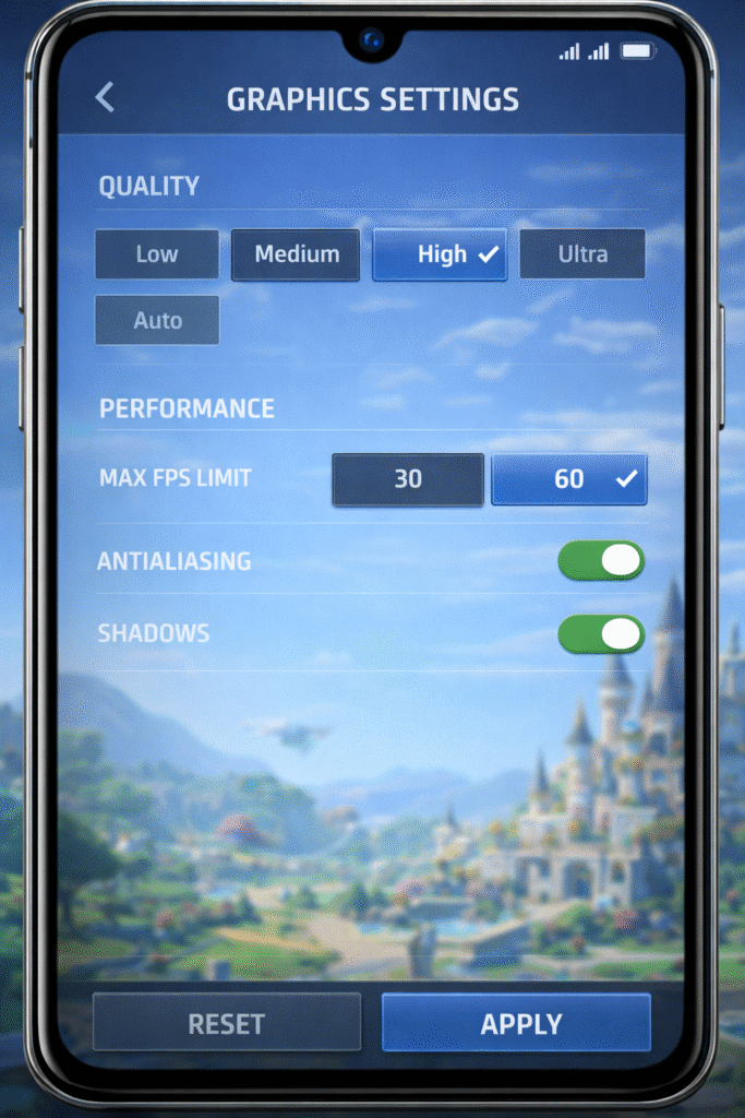 Configuración de gráficos en Roblox para mejorar el rendimiento y los FPS