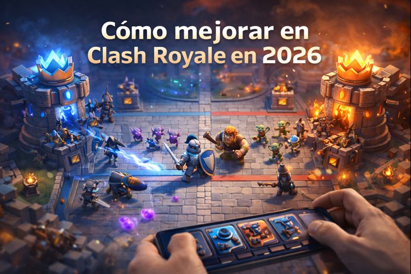 Cómo mejorar en Clash Royale en 2026 con estrategia, gestión de elixir y toma de decisiones