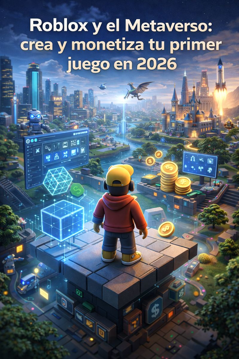Roblox y el metaverso en 2026 creación y monetización de juegos en Roblox Studio