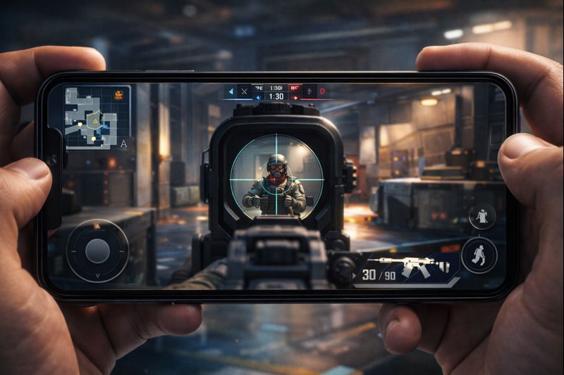 Ajustes de sensibilidad en Valorant Mobile jugando de forma nativa en dispositivo móvil