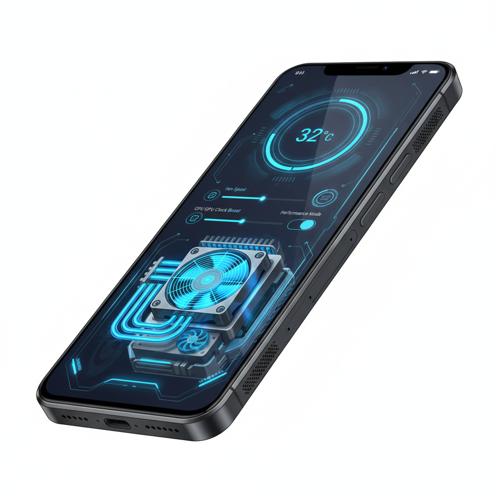 Teléfono móvil para gaming con sistema de refrigeración para evitar el sobrecalentamiento